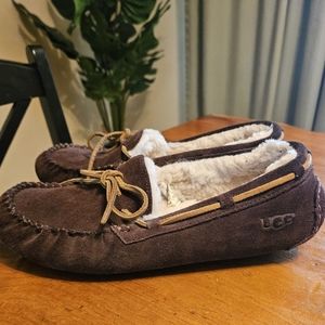 UGG WOMENS SUEDE SLIPPERS